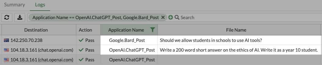 Logging ChatGPT and Google Bard AI Prompts with Fortinet FortiGate